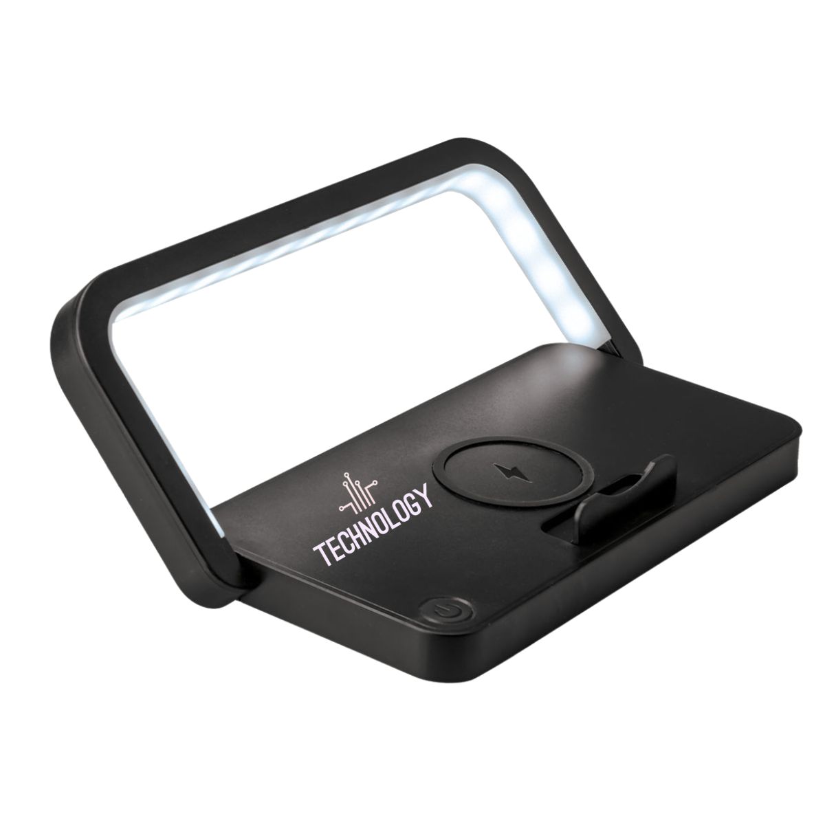 Desktop Wireless Charger & Lamp - Black_1