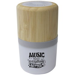 Lemins Bamboo Bluetooth Speaker -Natural