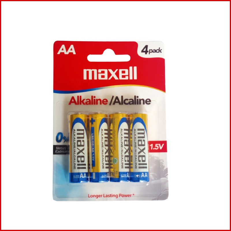 Maxell Alkaline AA 4Pcs_0