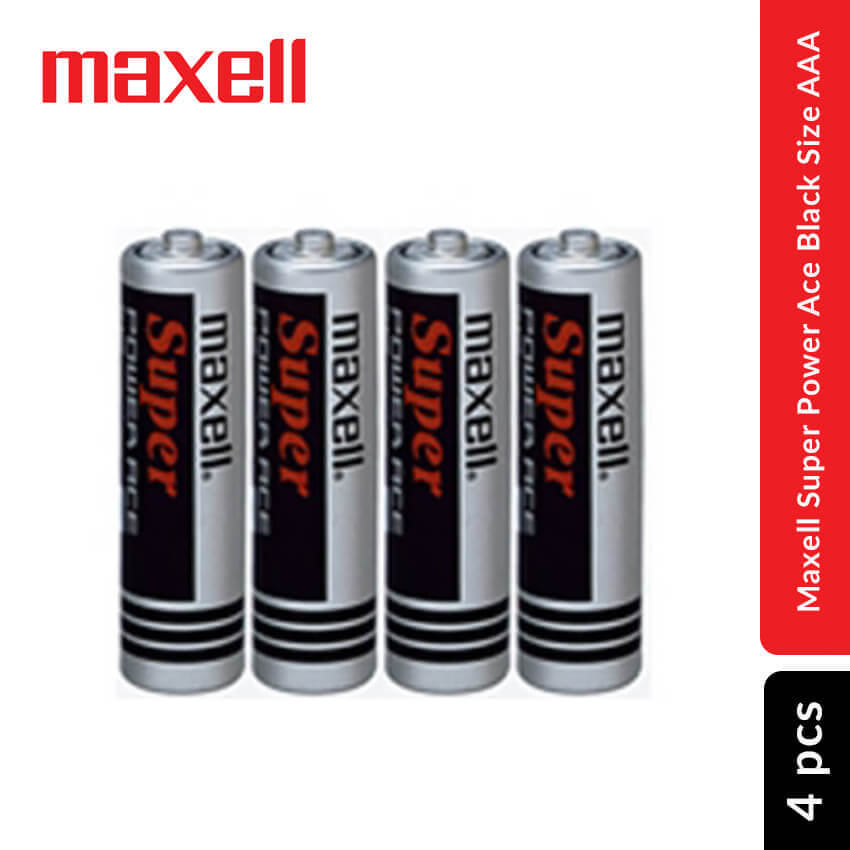 Maxell Super Power Ace Black Battery size AAA, 4 pcs_0