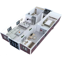 🏠 5-Room Modular Prefab House – 56m² | Smart, Durable & Fully Equipped
