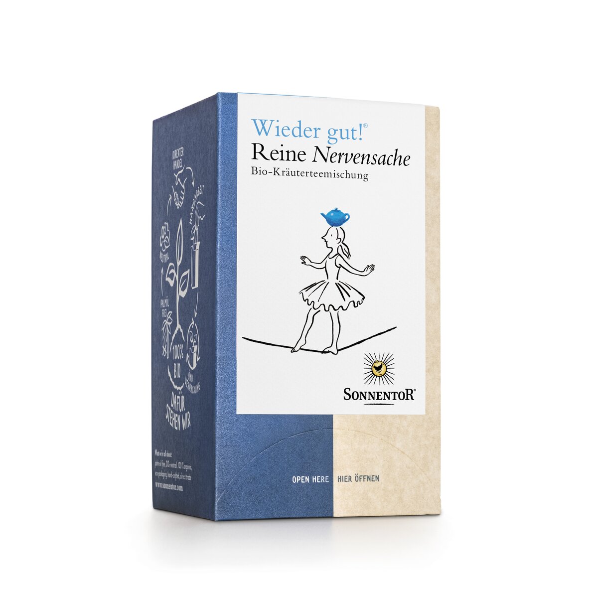 Sonnentor Calm Your Nerves Organic Herbal Tea Blend 18 Teabags_0