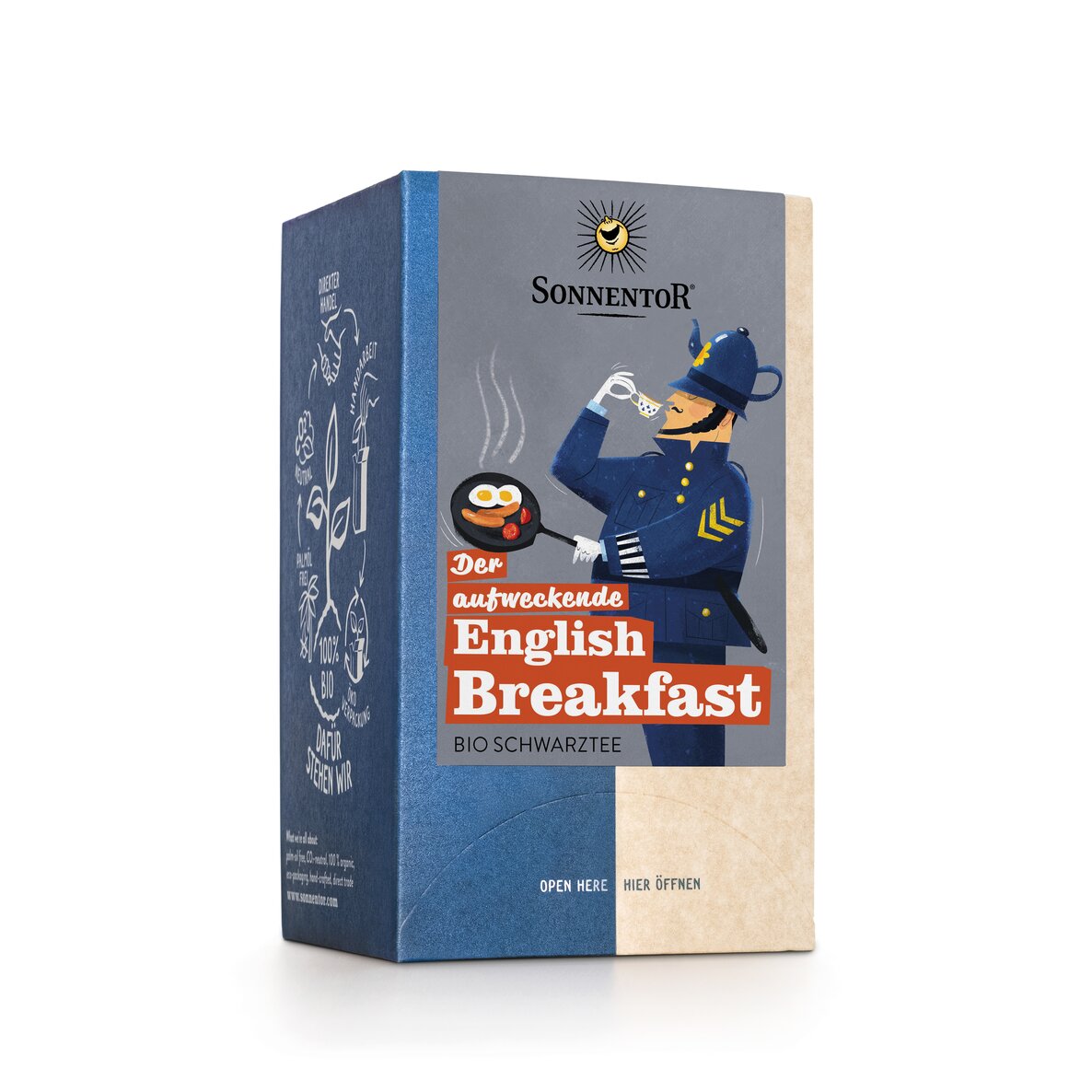 Sonnentor Invigorating English Breakfast Organic Black Tea 18 Teabags_0
