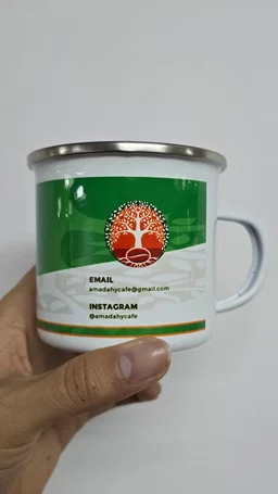 Taza de peltre/ 10 onzas/Amadahy 