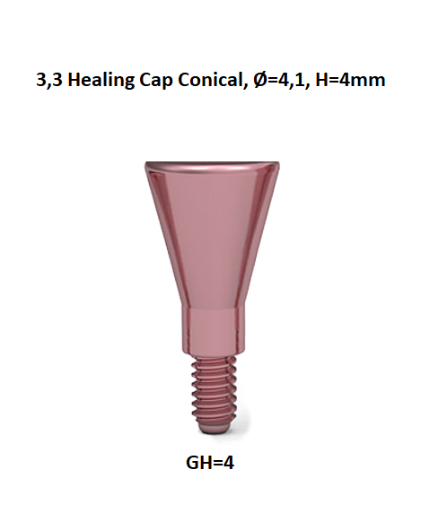 Healing Cap Narrow Ø3.3_3