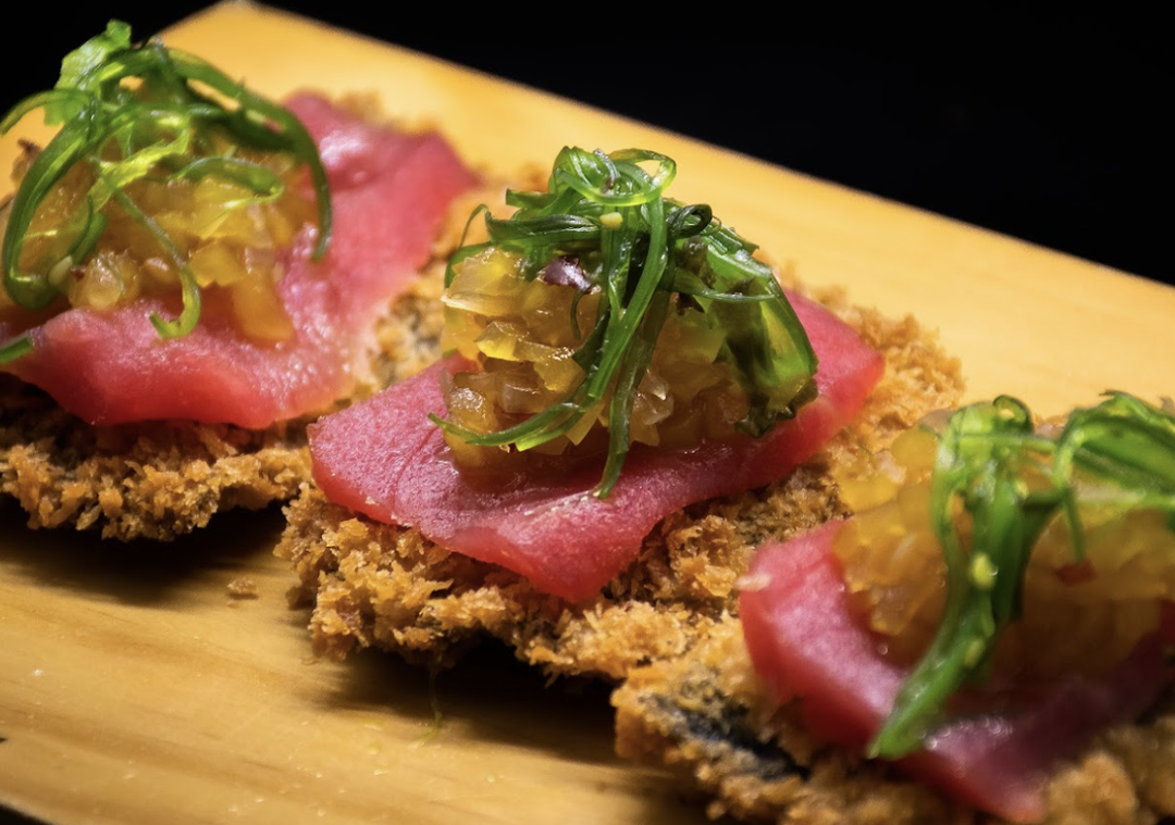 Atún (Tuna) Sushi Toast