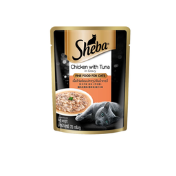  SHEBA TUNA & SALMON CAT FOOD 70G