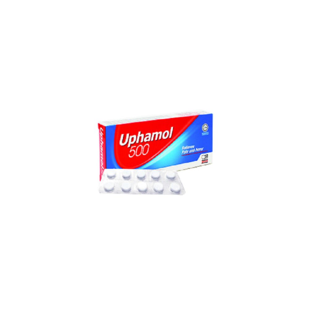 UPHAMOL 500MG 10 TABLETS