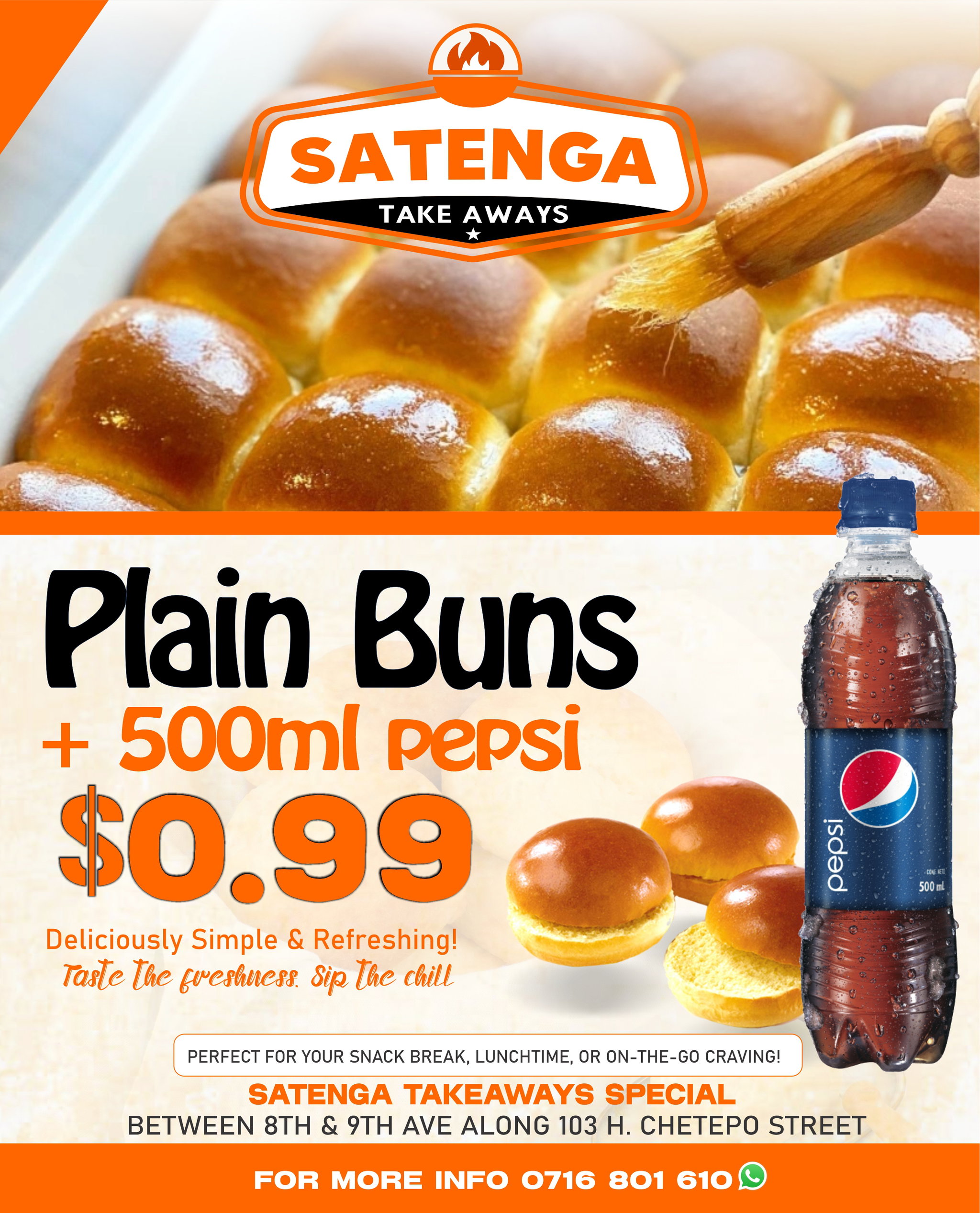 2 Scones + 300ml Pepsi _0