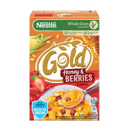NESTLE GOLD HONEY&BERRIES FLAKES 340G