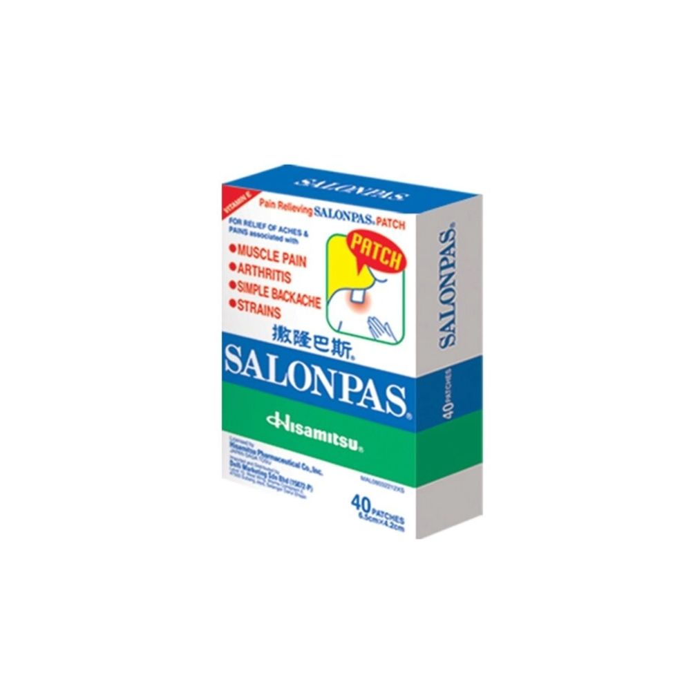 SALONPAS MEDICATED PLASTER 6.5*4.2CM