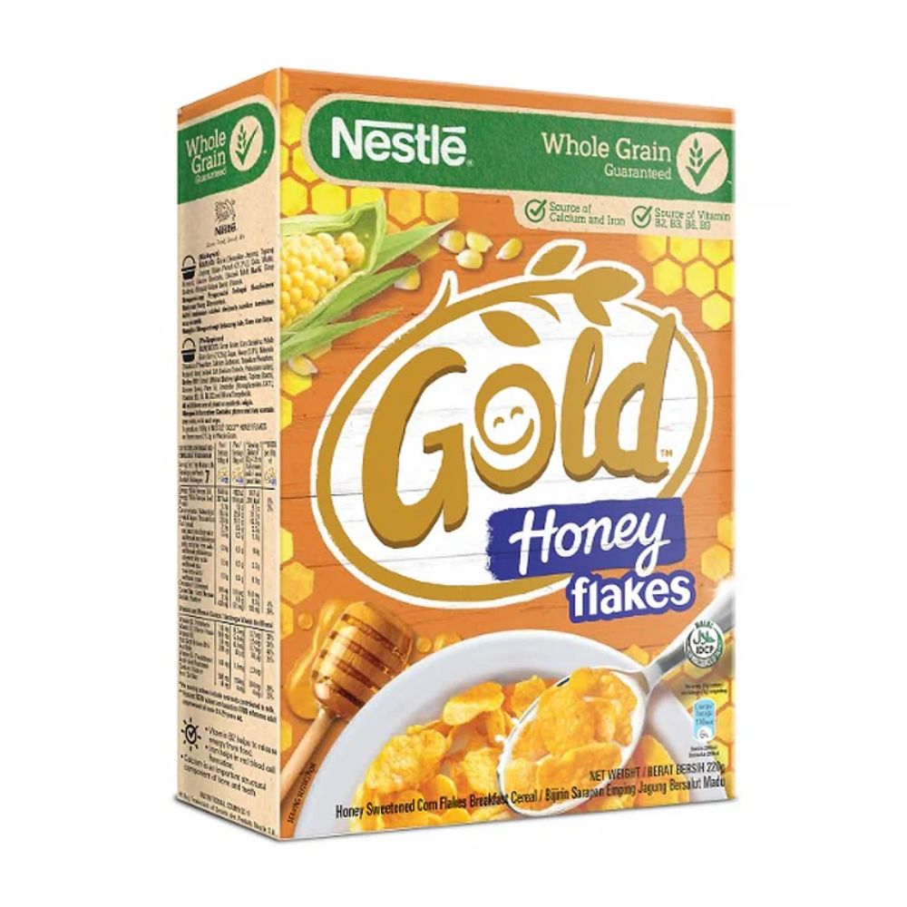 NESTLE HONEY GOLD FLAKES 220G_0