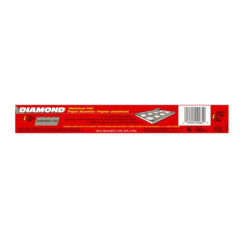 DIAMOND ALUMINIUM FOIL 12IN_0