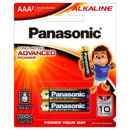 PANASONIC ALKALINE BATTERY AAA 2 PCS