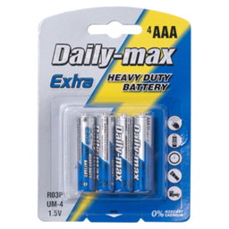 DAILY MAX BATTERY AAA 4 PCS