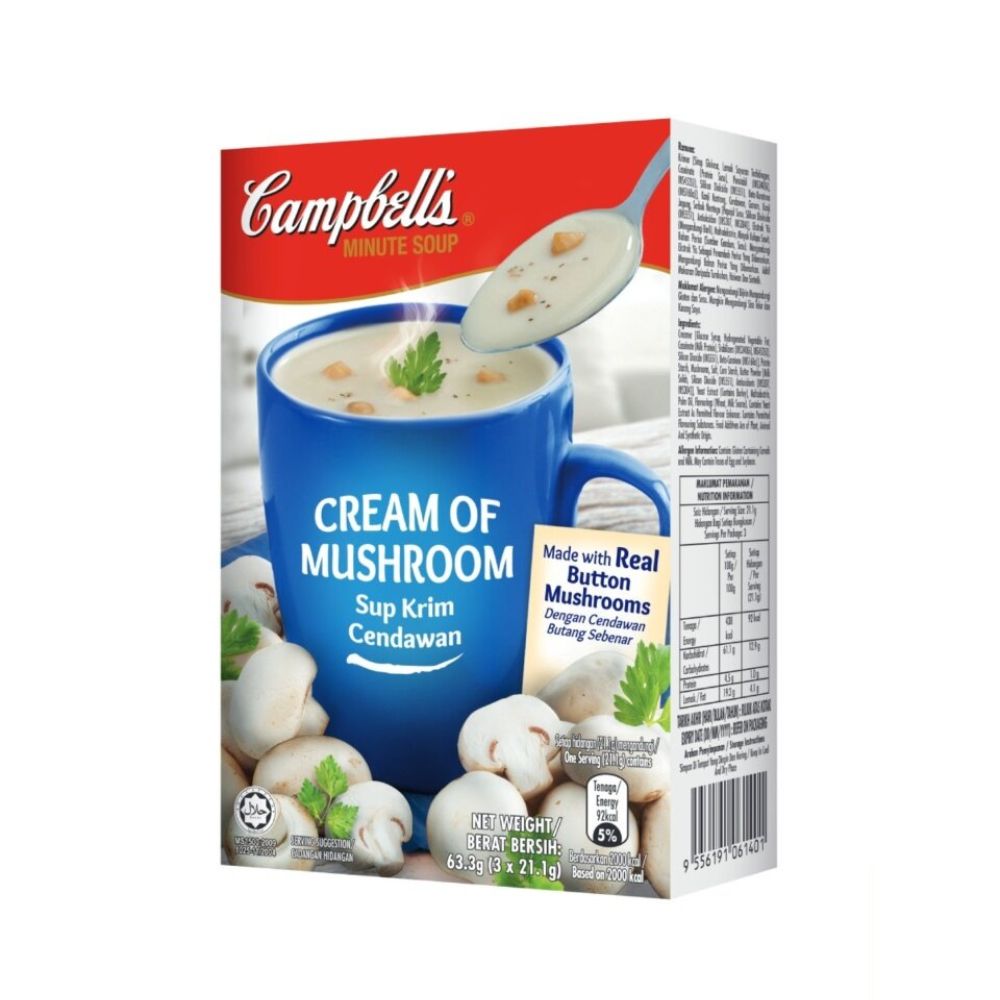 CAMPBELLS SOUP C/O MUSHROOMS 21.1G*3PCS