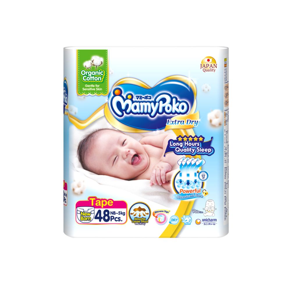 MAMY POKO NEW BORN EXTRA DRY 48PCS