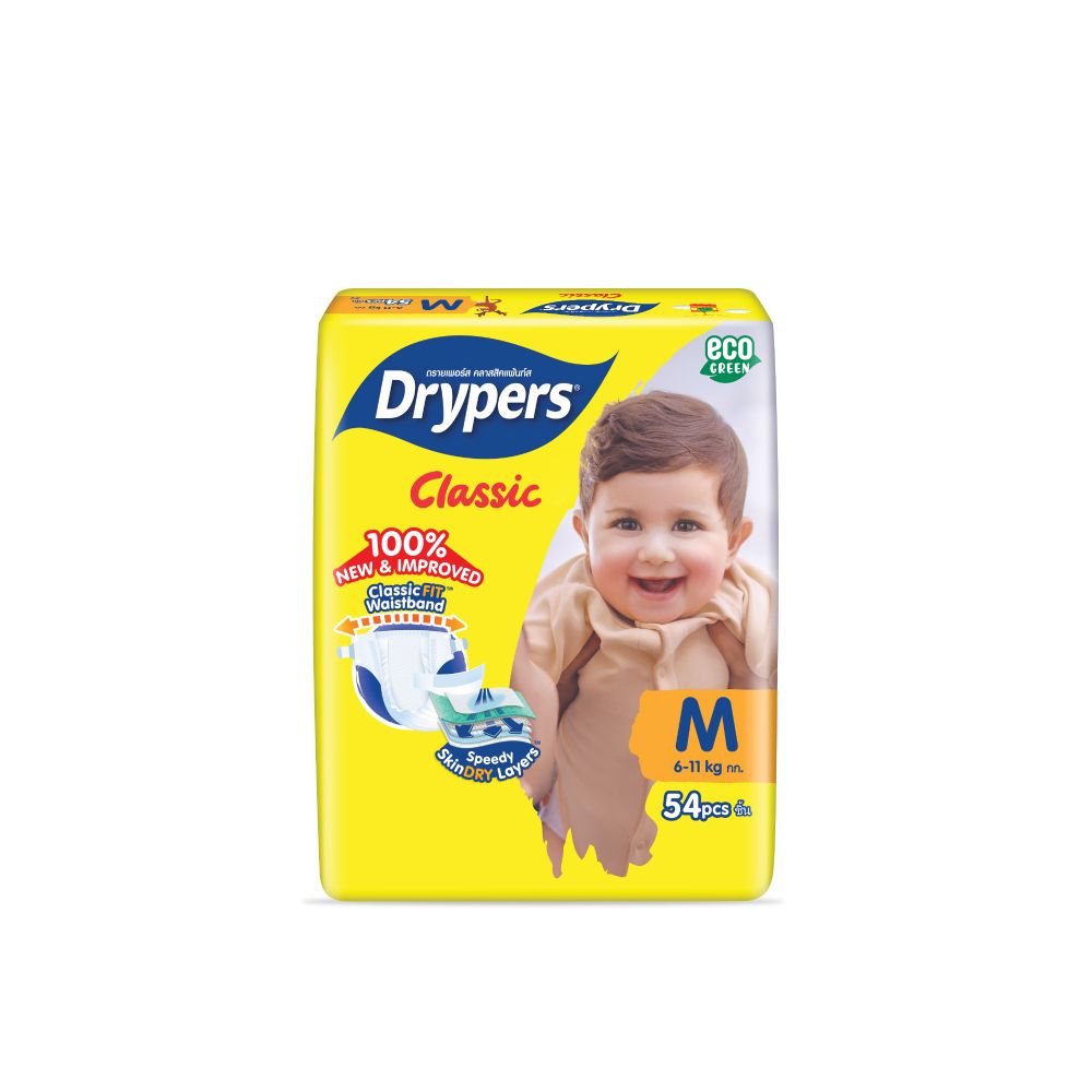 DRYPERS CLASSIC M 54PCS