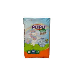 PETPET GOLD PANTS XXL 32PCS