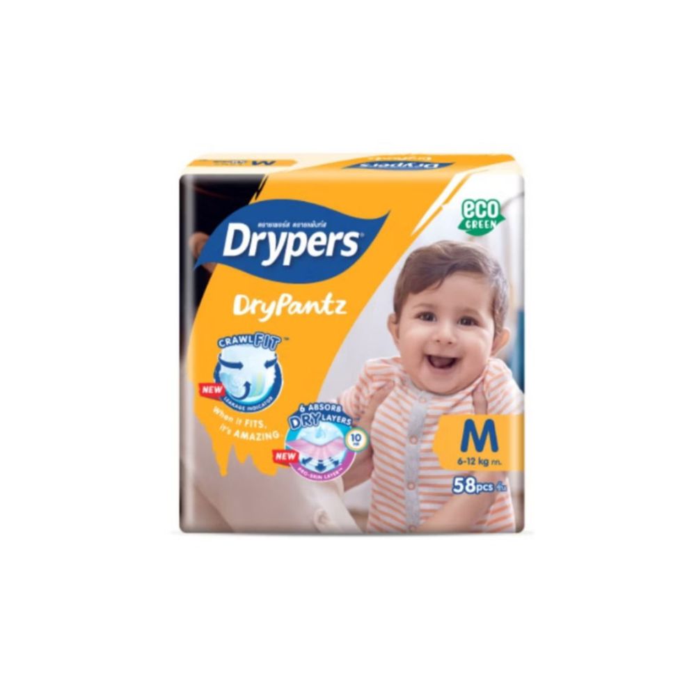 DRYPERS DRYPANTZ M 58PCS