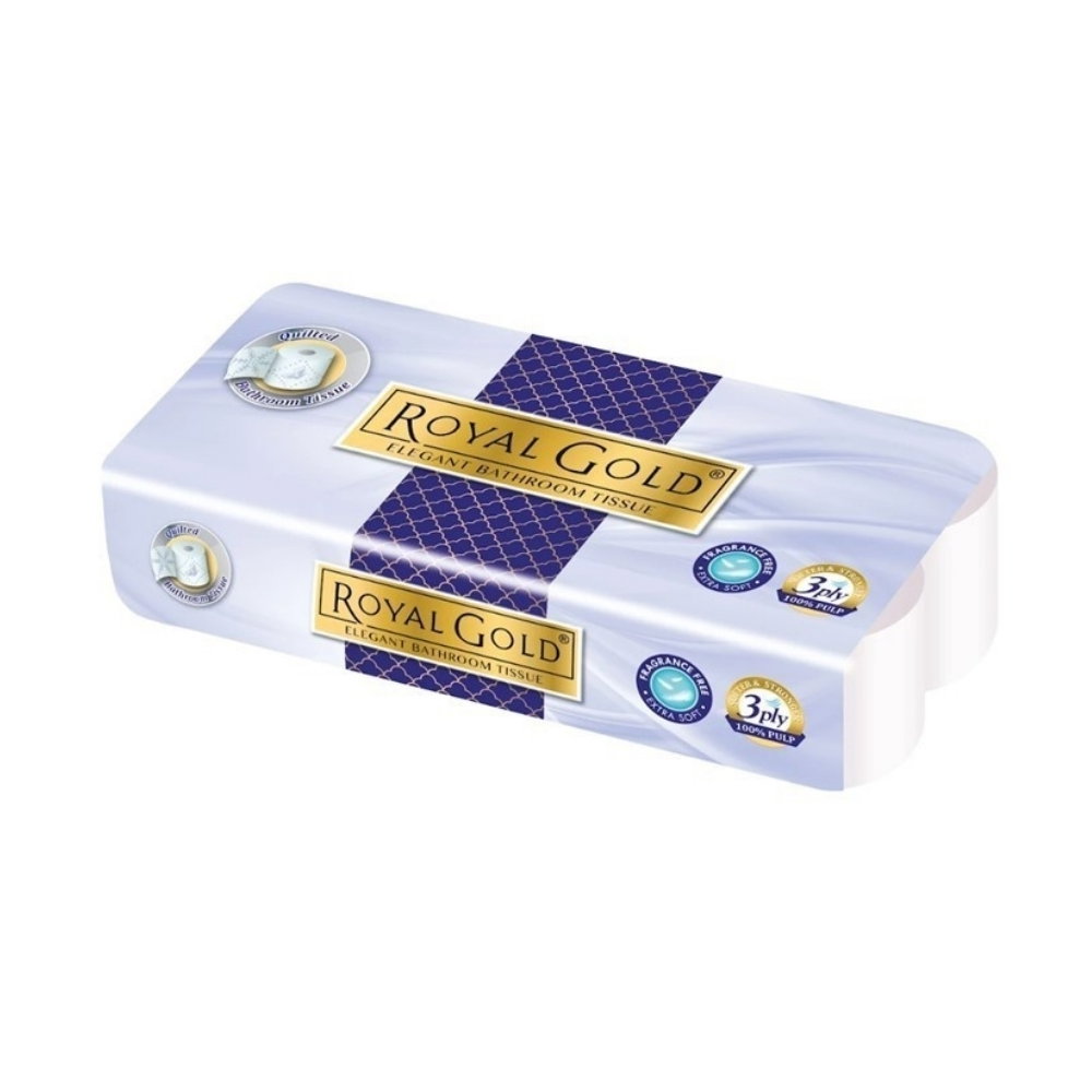 ROYAL GOLD TOILET TISSUE (WRAP) 10S