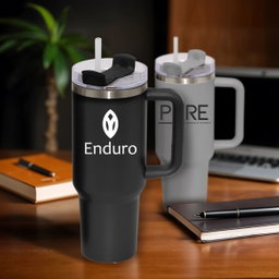 1200ml Stainless Steel Enduro Mug -Black