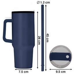 1200ml Polypropylene Enduro Mug -Black