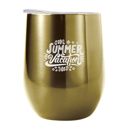 250ml Orkney Stemless Travel Mug - Black