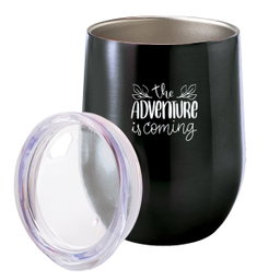 250ml Orkney Stemless Travel Mug - Black