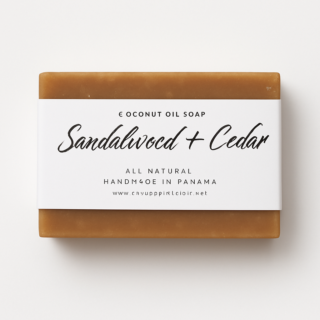 Sandalwood + Cedar Soap 100g / Jabón Sándalo + Cedro 100g_0