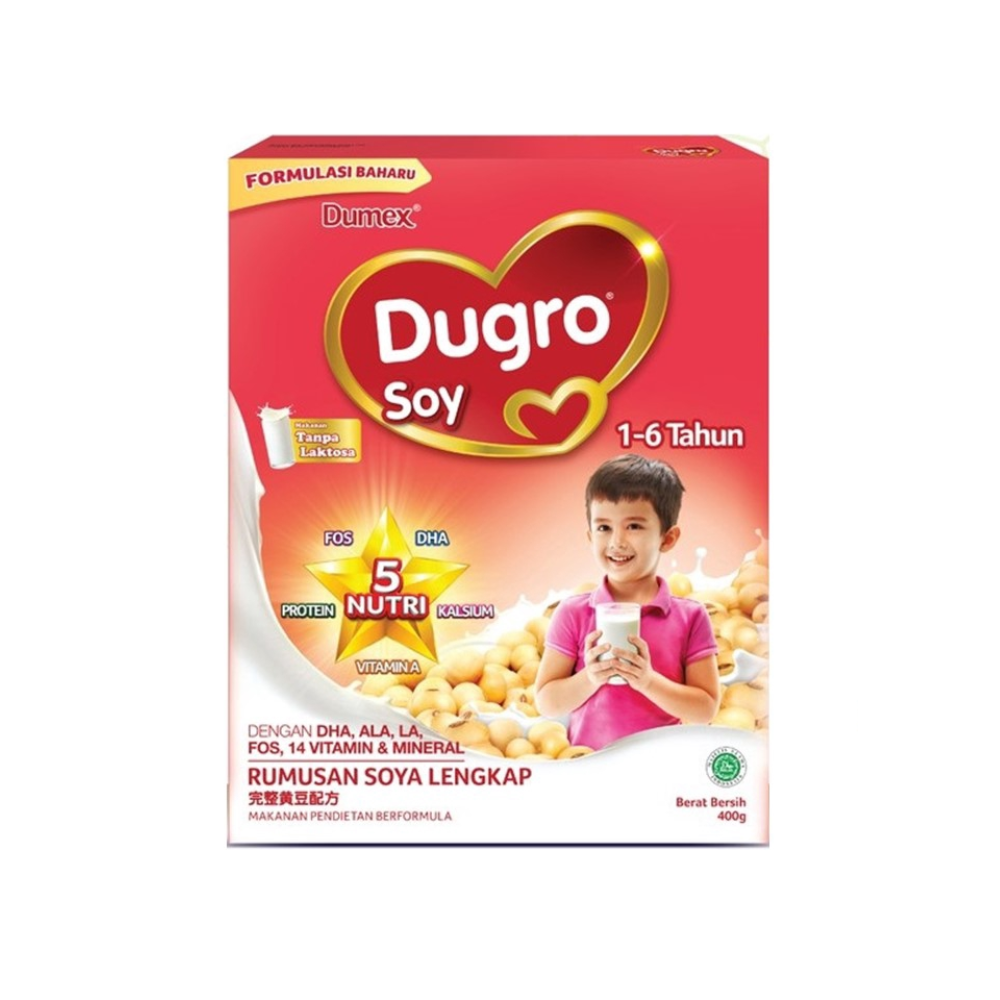 DUMEX DUGRO SOY 1-6 TAHUN 400G BOX