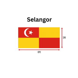 @3*6 SELANGOR FLAG