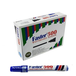 FASTER 500 WHITEBOARD MARK (BLUE) 12PCS
