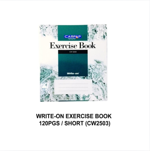 120PGS CW2503 F5 WRITE-ON EXERCISE BOOK