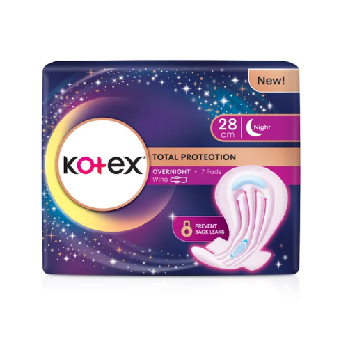 KOTEX SOFT & SMOOTH OVERNIGHT WING 7PCS