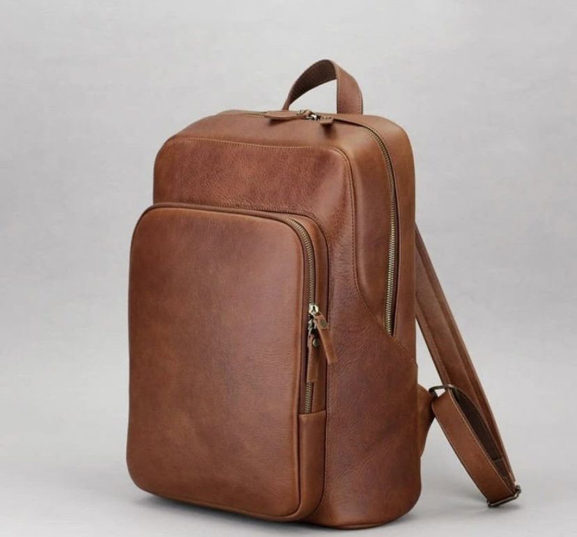 Leather Outdoor Backpack