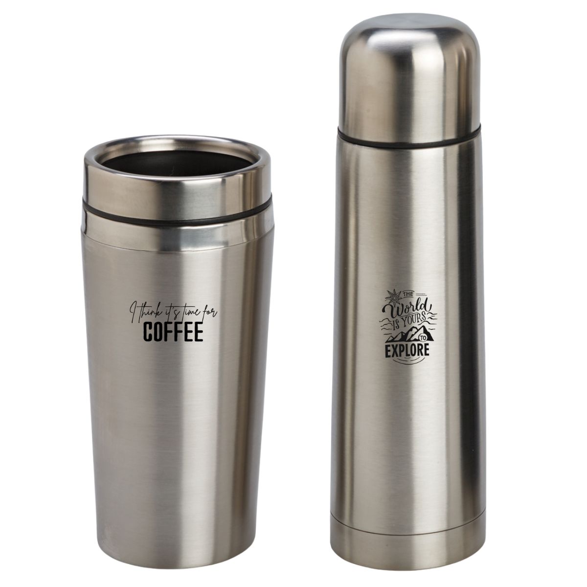 Chester Flask & Mug Set - Black_3