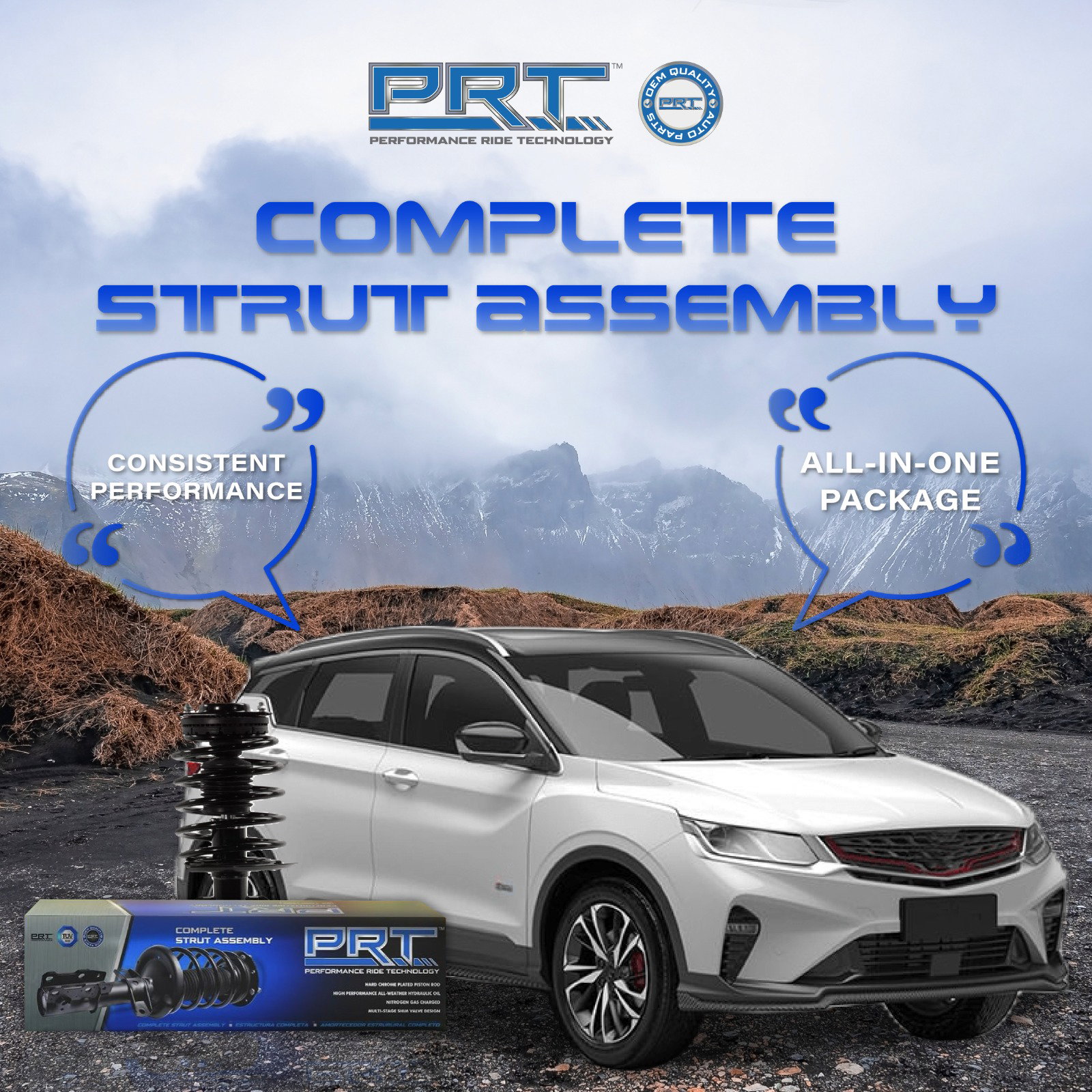 PRT Shock Absorber Rear RH&LH - Honda HR-V/Vezel RU1 RU3 Hybrid_1