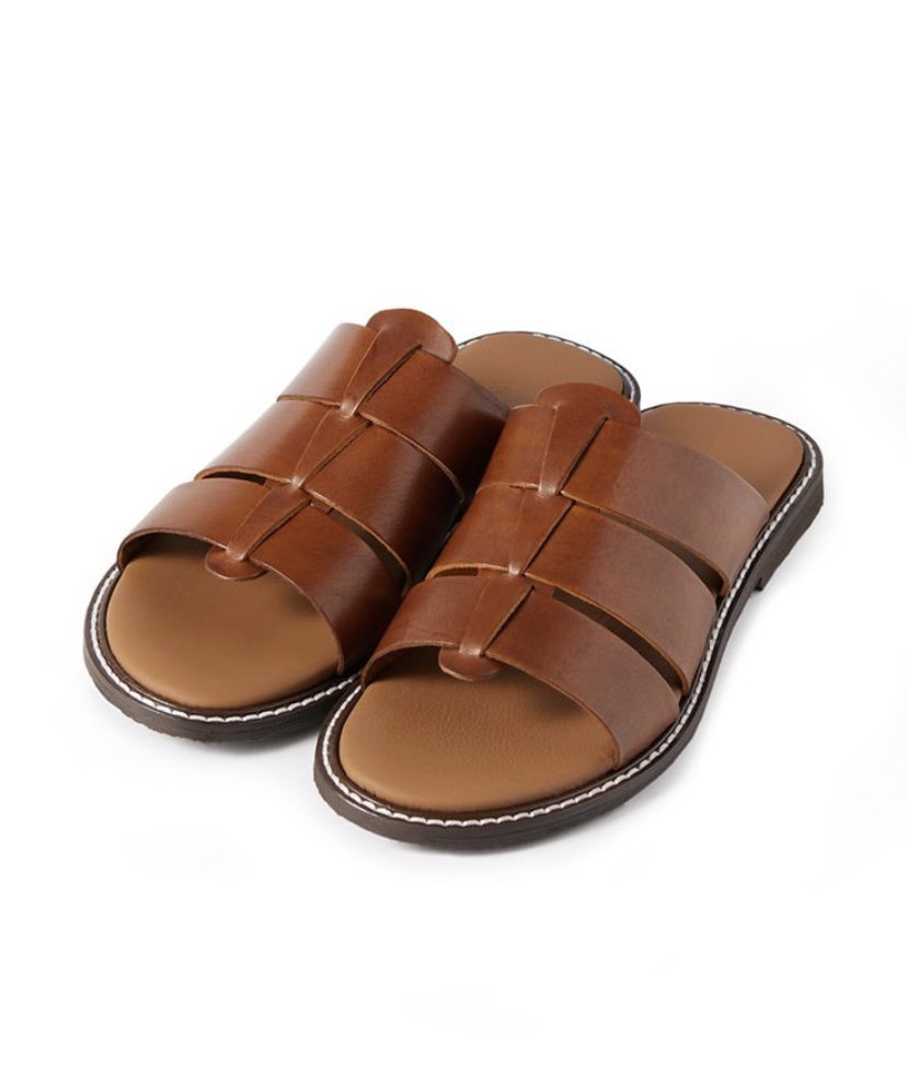 Outdoor Leather Hiking Sandals_0