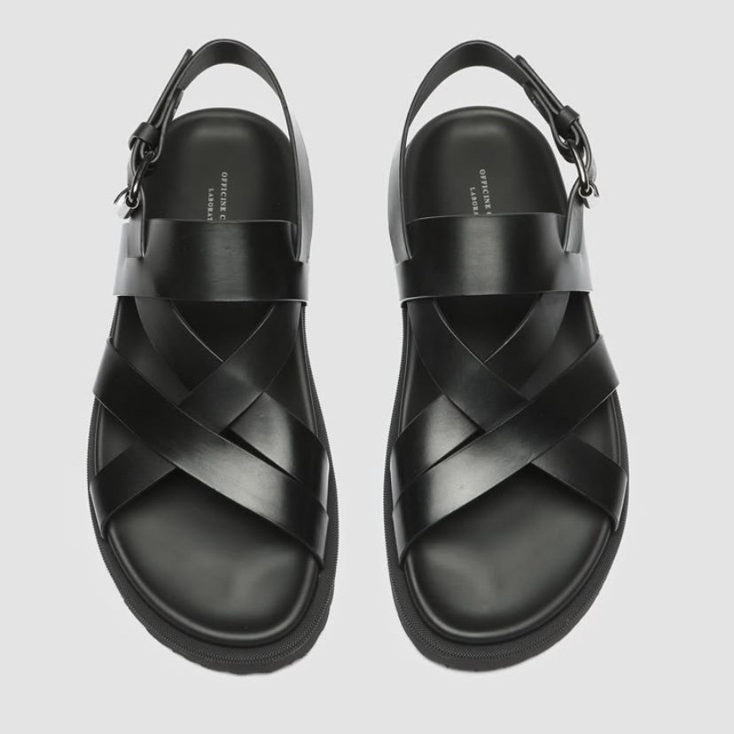Men’s Leather House Slippers