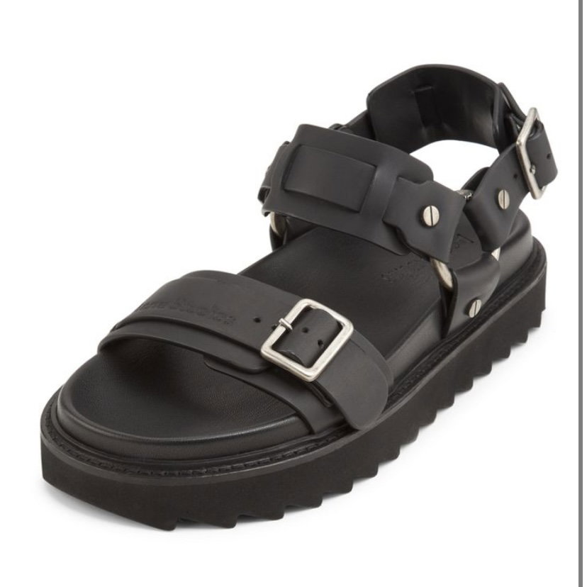 Adjustable Strap Leather Sandals