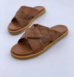 Bold Buckle Leather Sandals