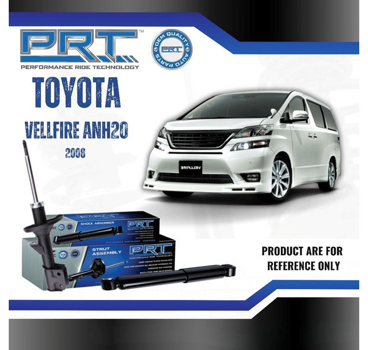 PRT Shock Absorber Front RH/LH - Toyota Alphard ANH20, Vellfire GGH20, Estima ACR50_2