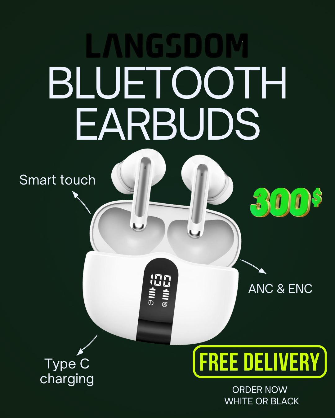 Langsdom Bluetooth Earbuds _2
