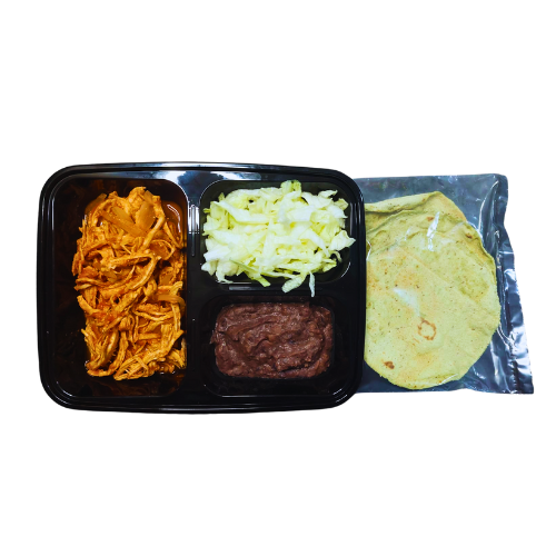 Tostadas de tinga (520 kcal)
