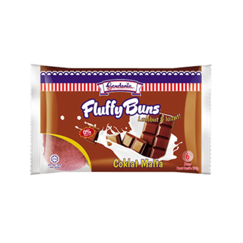 GARDENIA FLUFFY BUN COKLAT MALTA 280G
