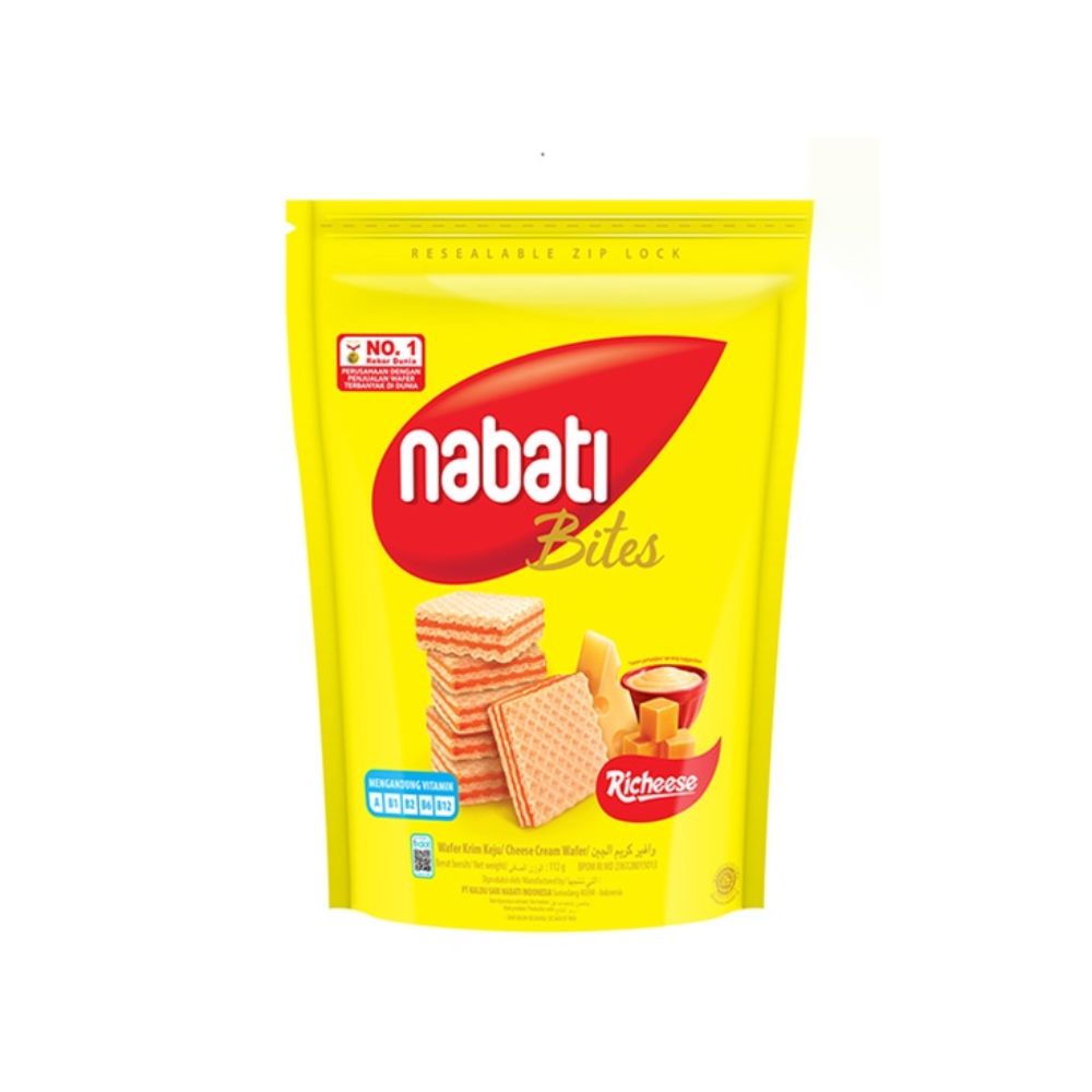 RICHEESE NABATI BITES CHEESE WAFER 125G