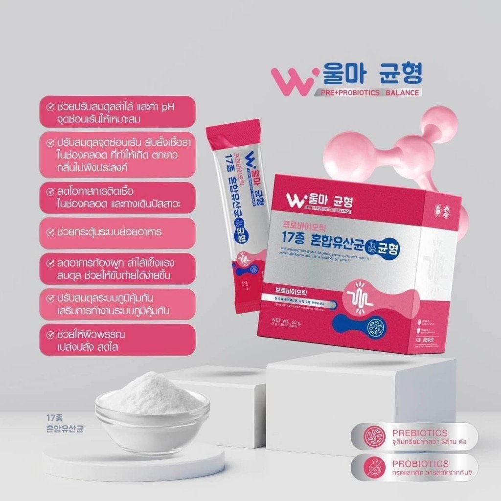 WOMA BALANCE วูม่า บาลานซ์ ปรับสมดุลจุดซ่อนเร้น ช่วยระบบภายใน ผู้หญิง