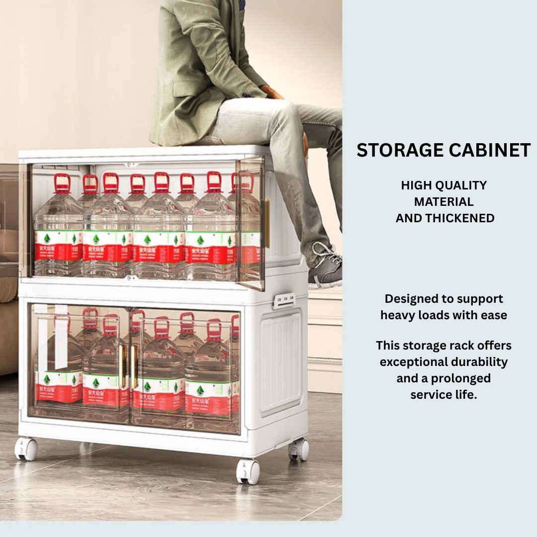 FOLDABLE MULTI STORAGE CABINET - 70 CM (KABINET BOLEH LIPAT)_2