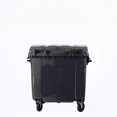 PLASTIC DUSTBINS 4 WHEELS 1100 LITRES - BLUE, GREEN & GRAY_1